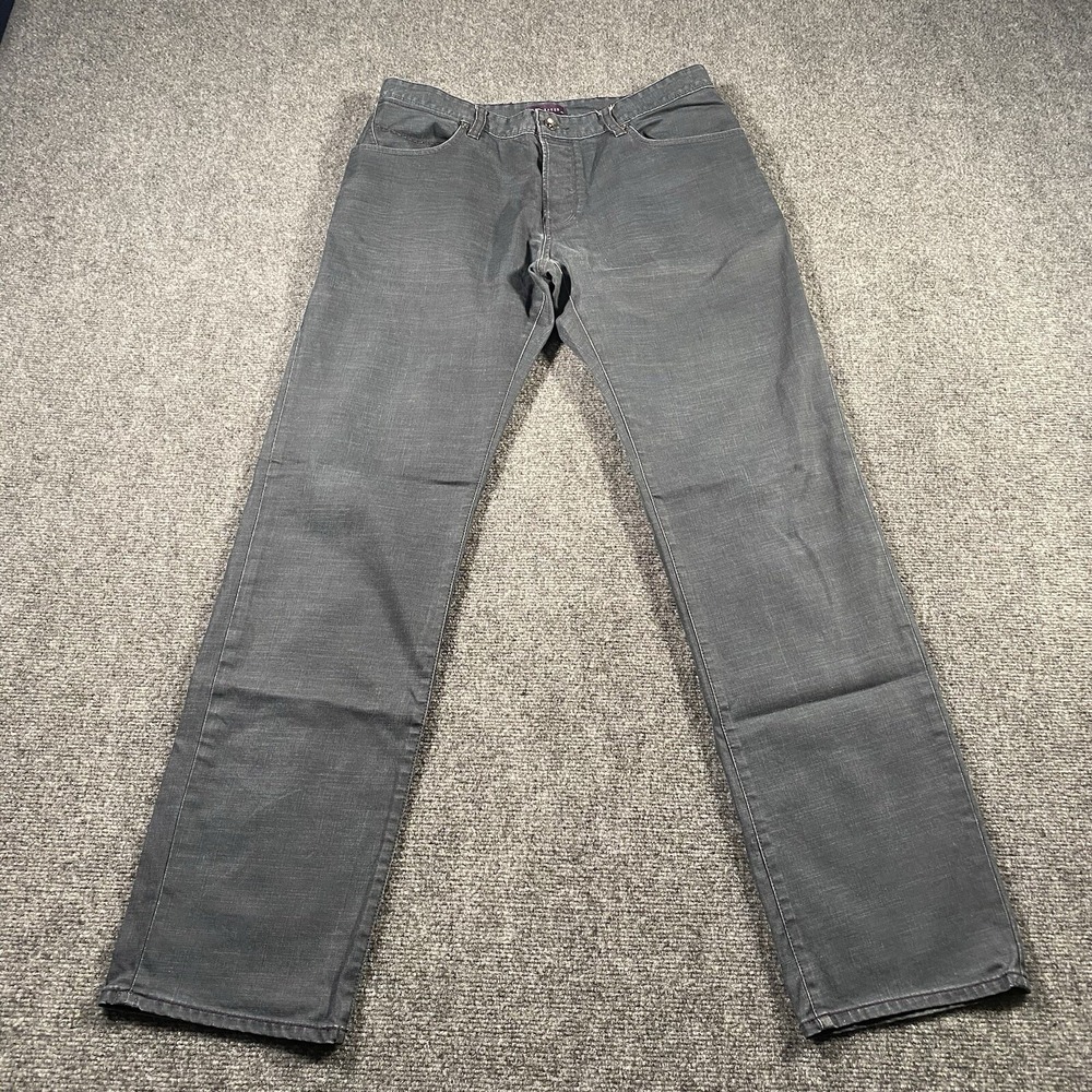Ted Baker Kings N Queens Jeans Mens 36x33 Faded Casual Blue Denim